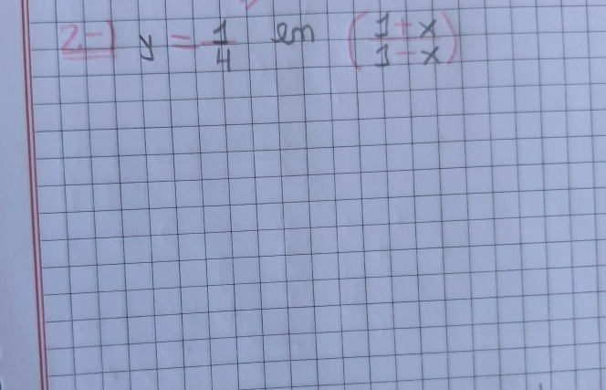 2 y= 1/4  enh beginpmatrix 1-x)