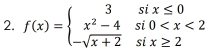 f(x)=beginarrayl 3six≤ 0 x^2-4si0