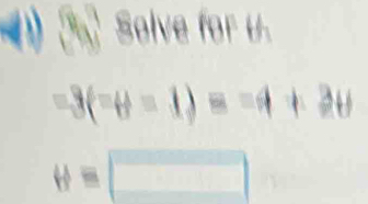 Solv for
=3(-6-1)=-4+2u
θ =□