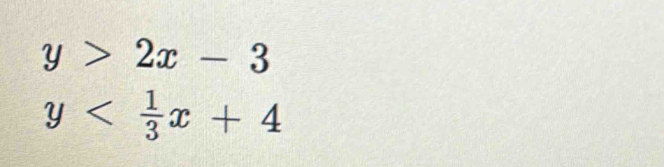 y>2x-3
y