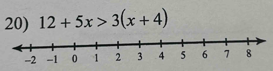 12+5x>3(x+4)