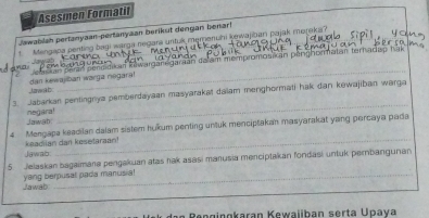 atir 
5 
Rengingkaran Kewaiiban serta Upava