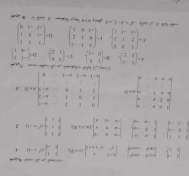 0=^circ gamma +,gamma^(l^·)
beginpmatrix 0&1-&1- 1&0&1- 1&1&1endpmatrix =0 beginpmatrix &0&1- 2&1&0 1-&1&0 -1&1end(pmatrix)^(-beginpmatrix) 1&1-1- 1&1&2 0&0&1endpmatrix =3
beginpmatrix 1&r- c&l-endpmatrix =a · beginpmatrix z&1 9&£endpmatrix =3 · beginpmatrix 1-&0 5&1endpmatrix -8 .beginpmatrix ?&£ 1-1endpmatrix =V
s0 +ero coute (
∈t _1^(2-x=x
□)
f' M=beginbmatrix 0&-1&0&2&0,1&-1 1&-1&0&1&2 2&-2&0&1&0&1 1&-2&1&0&1 0-0&1&1&0endbmatrix beginarrayr NaNendarray beginarrayr Na un un u-vCu u&v&u&1endarray
 (1-a,0)·  p/p : x/q  (y|x>0 =beginvmatrix x&n-n x x&0&m x x-n&nendvmatrix beginvmatrix 0-x-b-d c-0&1 c c&xendvmatrix beginvmatrix 1&-1-1 -&0&5 1&1&0endvmatrix
1 (1-alpha ,0)· beginvmatrix n&1 1&nend(vmatrix)^,(g'|1+x+_rx&x&x x&1-xendvmatrix · beginarrayl g(x)= g(x)endarray. beginarrayr 9m 0103endarray beginvmatrix z&c b-cendvmatrix