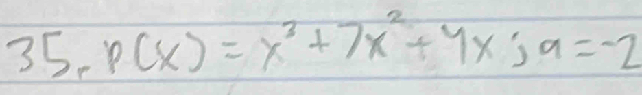 3 _  p(x)=x^3+7x^2+9x; 9=-2