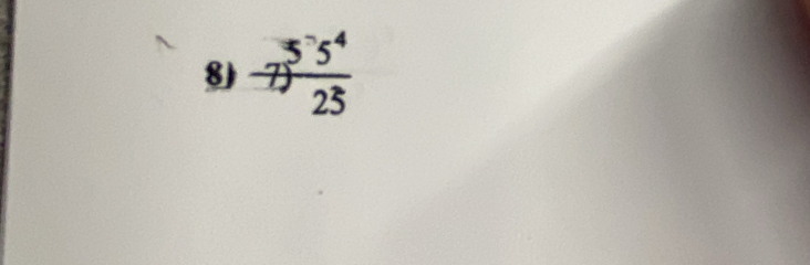 7)5frac 5^425