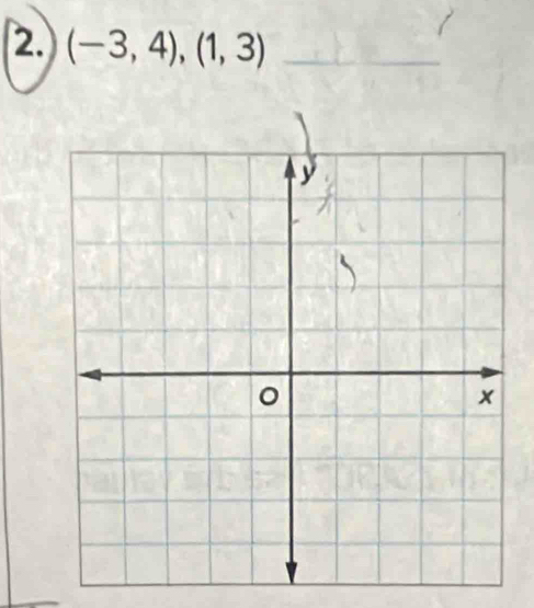 (-3,4), (1,3) _