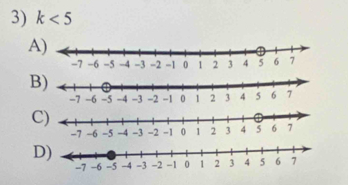 k<5</tex> 
A
B
C
D