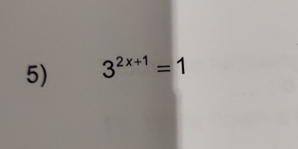 3^(2x+1)=1