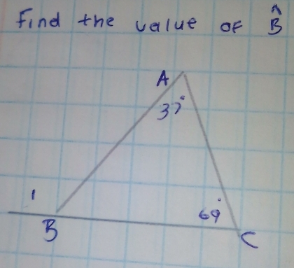 find the value of hat B