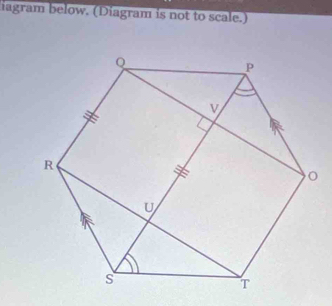 iagram below. (Diagram is not to scale.)