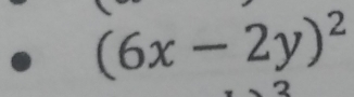 (6x-2y)^2
2