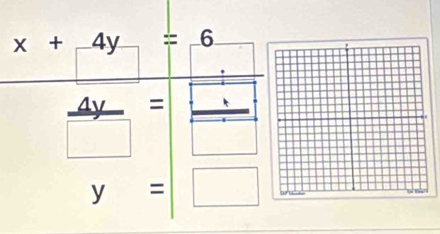 frac x+-4y 26z/y =frac 6 1/□  