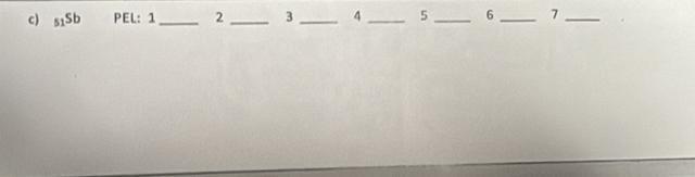_51Sb PEL: 1 _ 2 _ 3 _ 4 _ 5 _ 6 _ 7 _