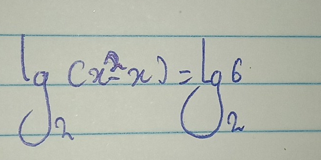 lg (x-x)=lg 6