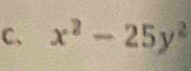 C、 x^2-25y^2