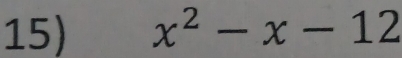 x^2-x-12