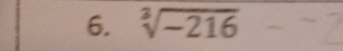 sqrt[3](-216)