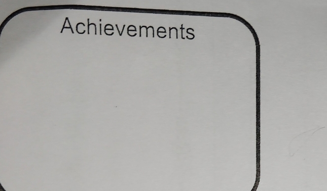 Achievements