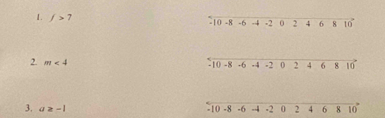 f>7
2. m<4</tex> 
3. a≥ -1