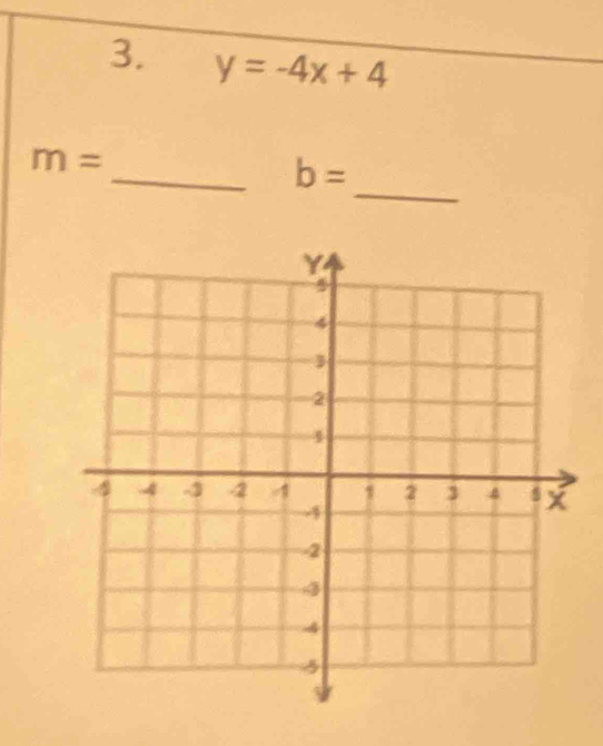 y=-4x+4
m=
_ 
_ b=