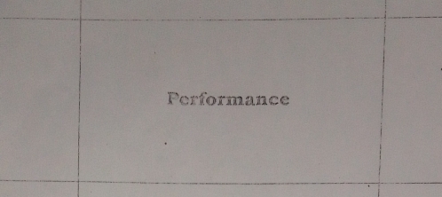 Performance