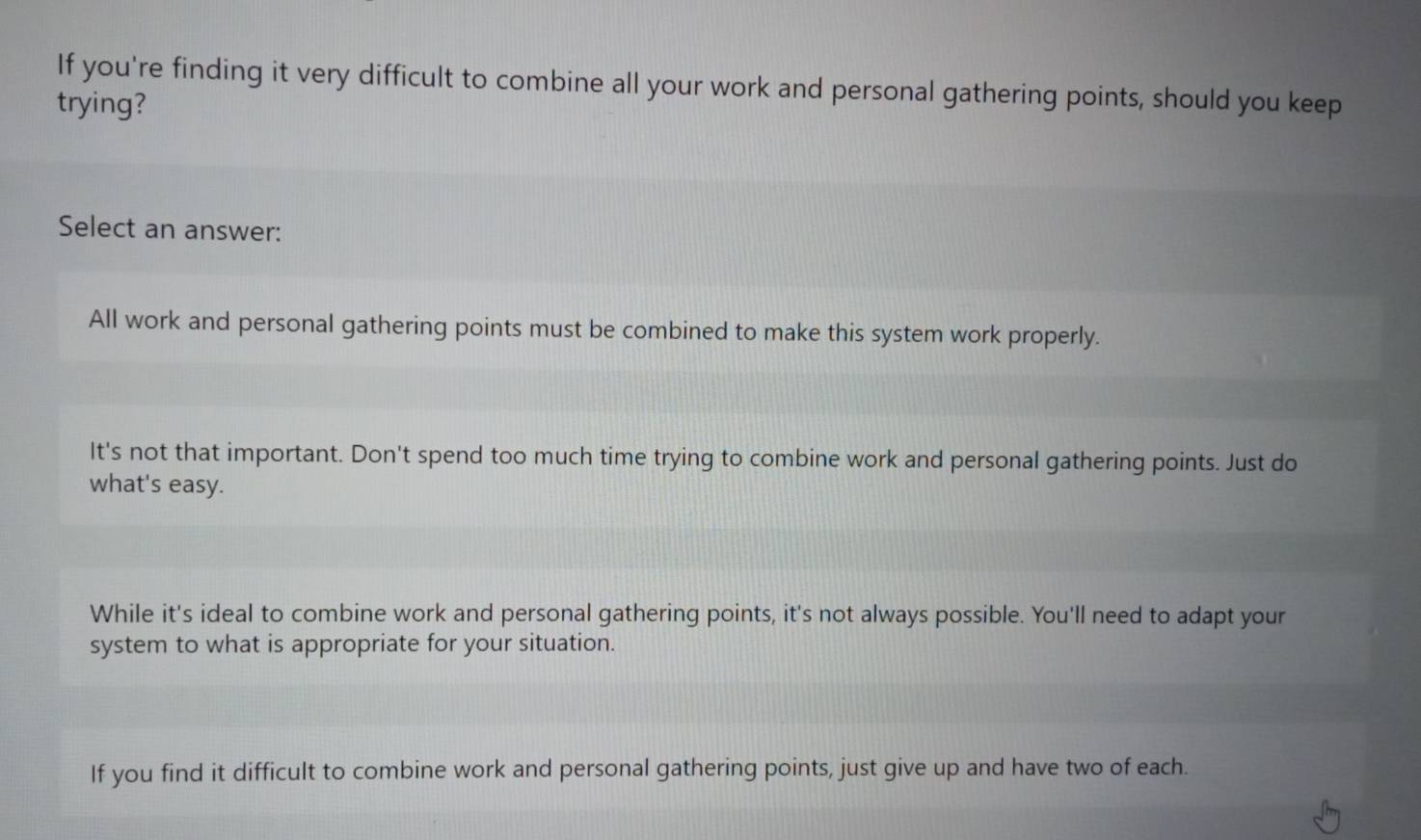 Solved: If you're finding it very difficult to combine all your work ...