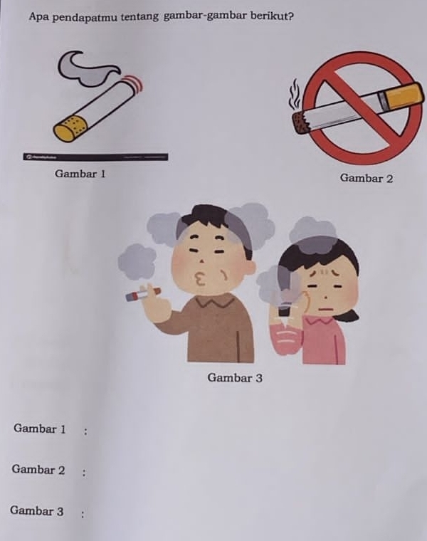 Apa pendapatmu tentang gambar-gambar berikut?
Gambar 1
Gambar 1
Gambar 2
Gambar 3