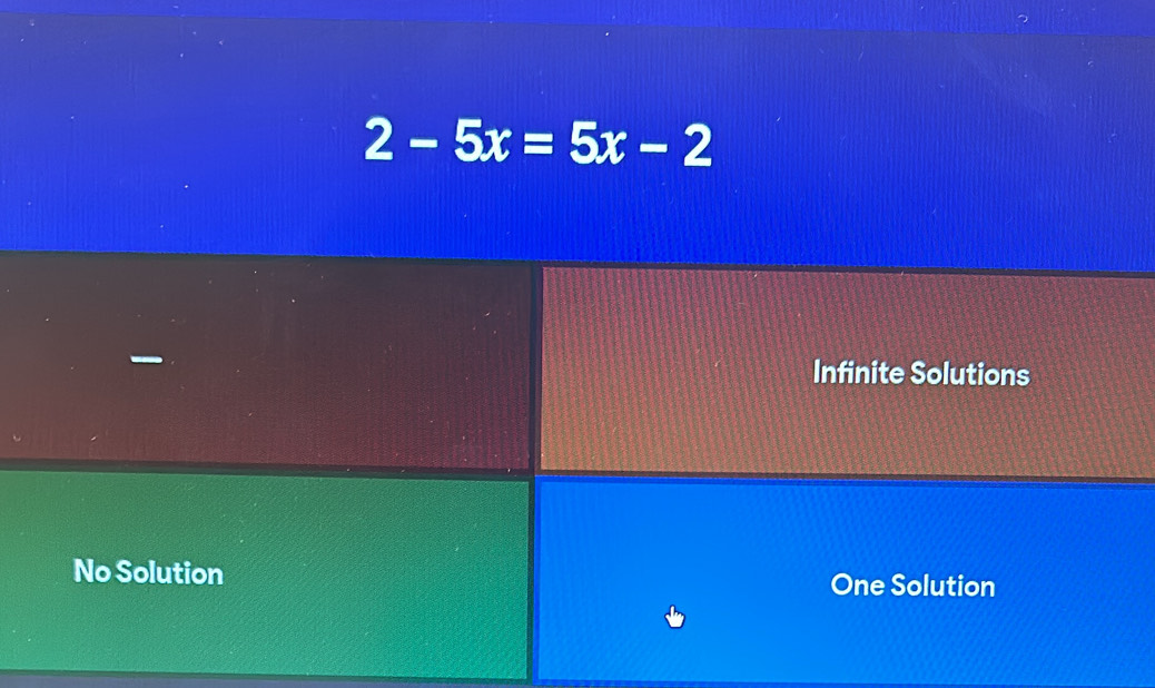 2-5x=5x-2