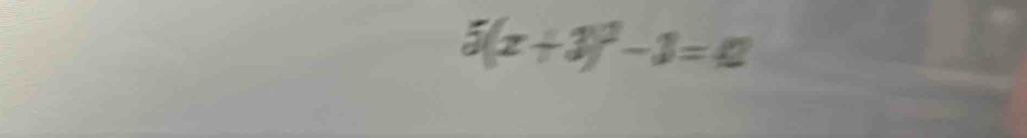 5(x+3)^2-1=0