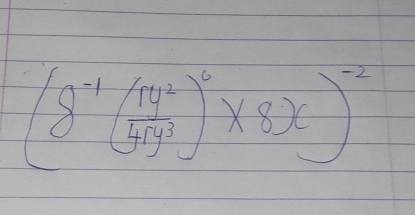 (8^(-1)( 1y^2/4xy^3 )^6* 8x)^-2