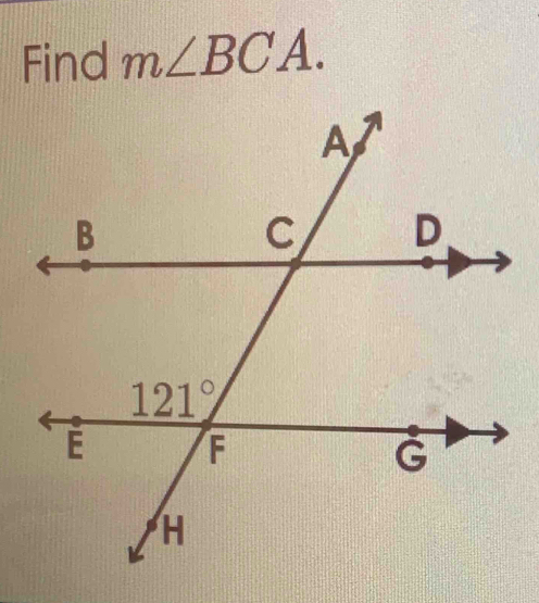 Find m∠ BCA.