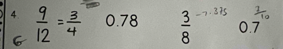 0.78
 3/8  0.7