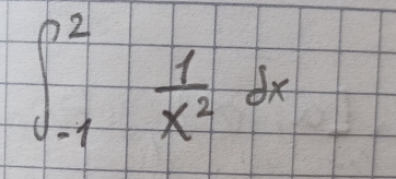 ∈t _(-1)^2 1/x^2 dx