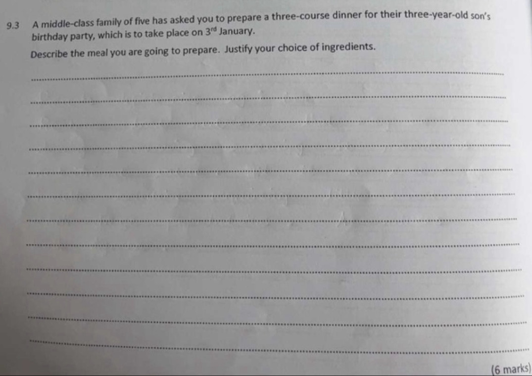 Solved: 9.3 A middle-class family of five has asked you to prepare a ...