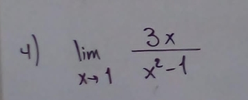 limlimits _xto 1 3x/x^2-1 