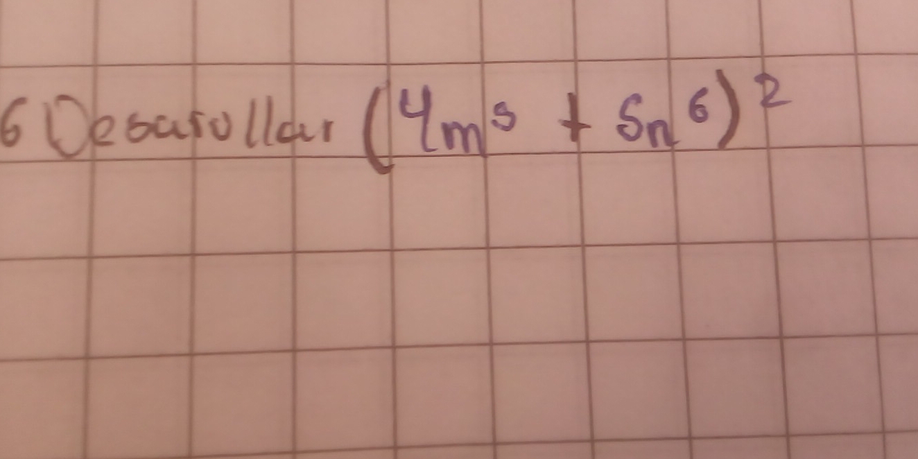 Oesafollar (4m^5+5n^6)^2