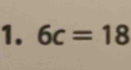 6c=18