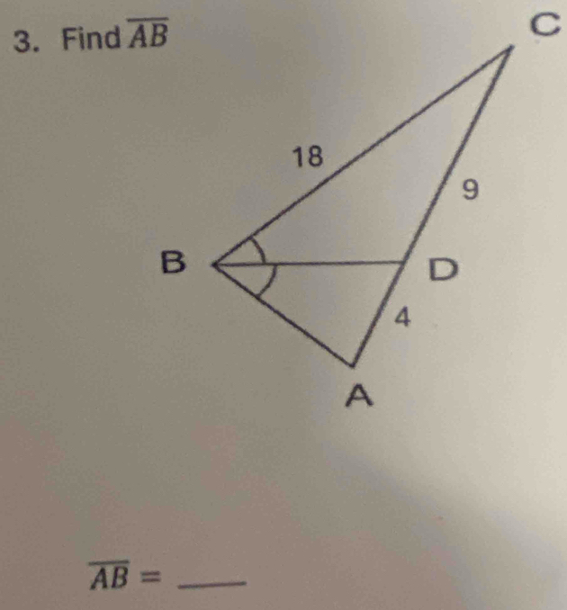 Find 
_ overline AB=