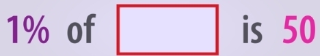 =
1% of □ is : ^circ 