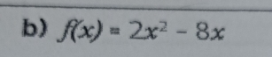 f(x)=2x^2-8x