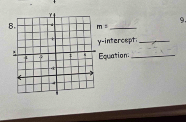 m=
-intercept:_ 
Equation:_