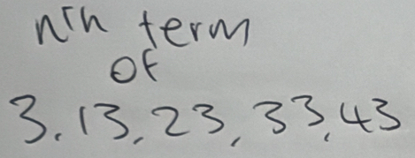 nih term 
Of
3. 13, 23, 33 43