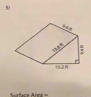 Surface Area =