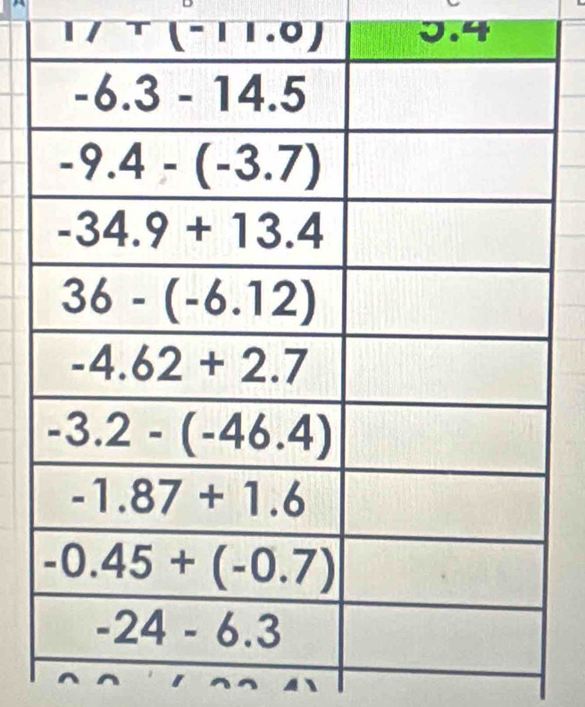 1/+(-11.0) J.4