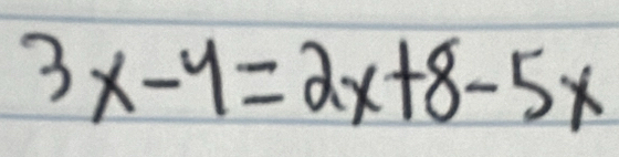 3x-y=2x+8-5x