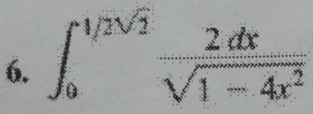 ∈t _0^((1/2sqrt(2))frac 2dx)sqrt(1-4x^2)