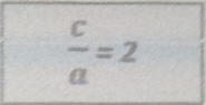  c/a =2