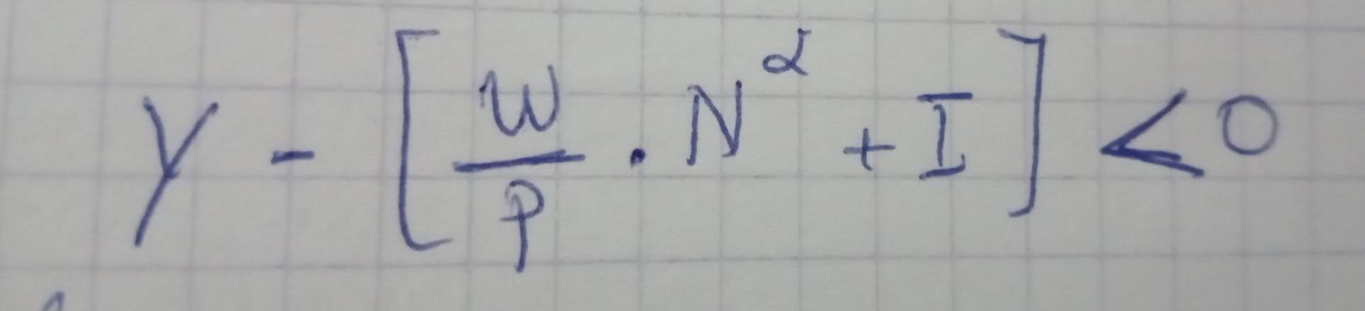 y-[ w/9 · N^2+I]<0</tex>