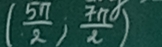 ( 5π /2 ; 7π /2 )