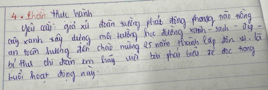 Phain thuc hanh 
yeu cai gií xi coān xuing phat dōng phong náo tróng 
cay xanh xáy duing méi feuǒng hoc doing xanh-`rac-dep 
an tocn huǒng dén chao míng a5 nam thānh eáp dòn w. Gā 
bìthu chi dan em hāy wièi bāi phai biāi tè doc tong 
buói hour dòng nay